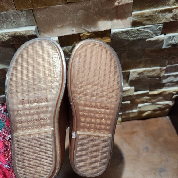 Mini Melissa Dora Disney Princess Mary Jane in Rose Gold size 10 - Picture 2 of 7
